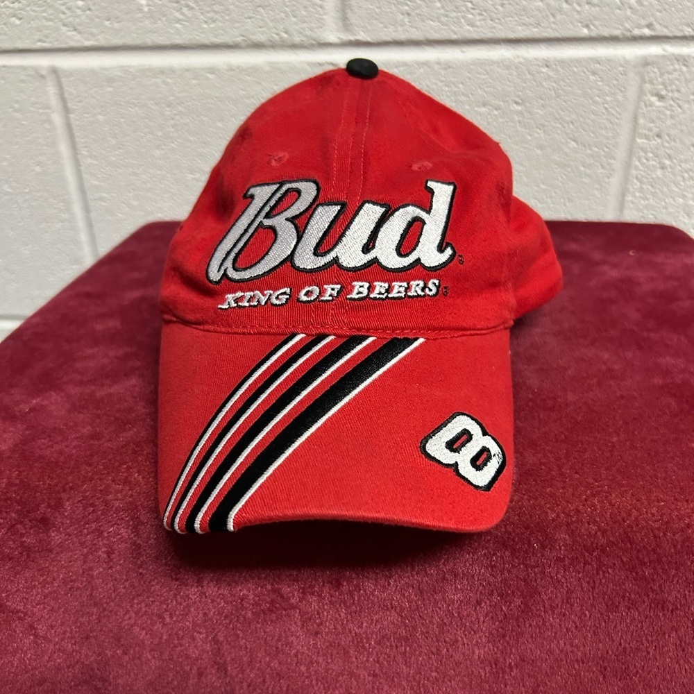 Bud King Of Beers #8 Budweiser Chase Authentics 96% Cotton 4% Spandex One Size